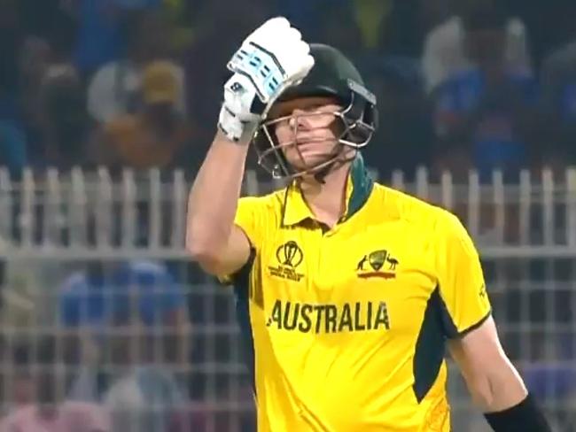 Steve Smith was furious with himself. Photo: Fox Cricket.