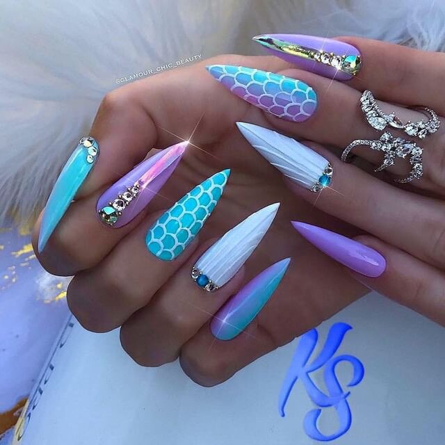 Briana Power's work as a nail technician at Glamour Chic Beauty on the Gold Coast