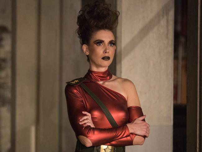 Alison Brie as Ruth Wilder and Russian alter ego Zoya the Destroyer in season two of GLOW.