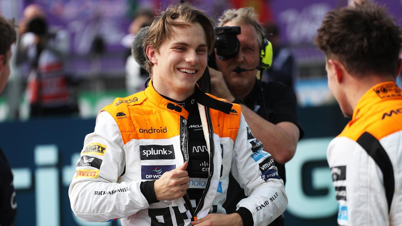 McLaren rookie Piastri celebrates first points at 'crazy' home race