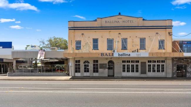 The Ballina Hotel in River Street was listed for sale in August 2020, but it hasn't been sold and is no longer listed.