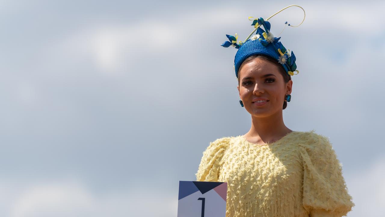 Fashions on the Field third place winner Jaimee Bruggemann. Picture: Che Chorley