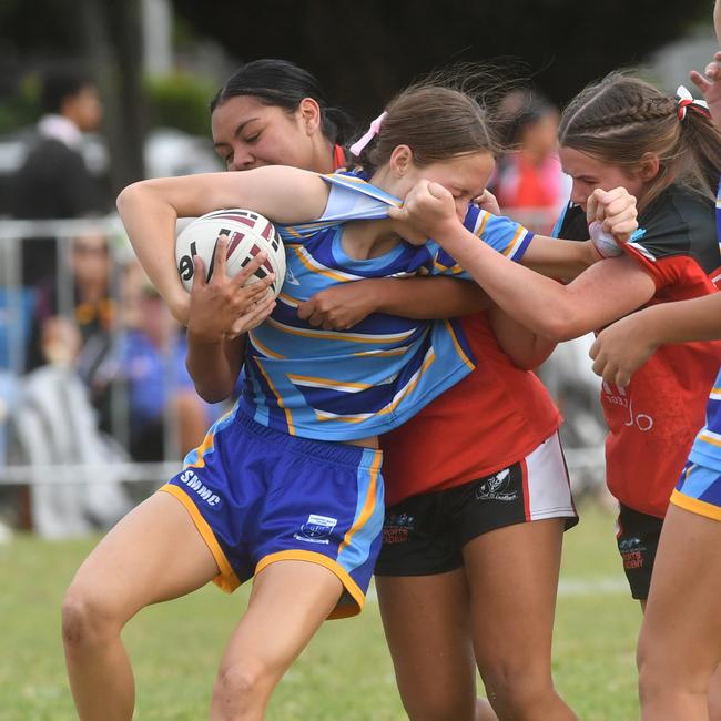 Women's game between Kirwan High and St Margaret Mary's College at Kirwan High. Picture: Evan Morgan