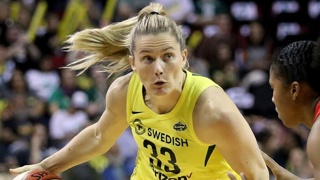 “From the outside, you can tell that players come here and have really, really good seasons.” Sami Whitcomb has come to Townsville to chase her first WNBL championship. Abbie Parr/Getty Images/AFP