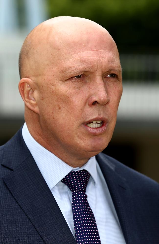 Federal Opposition Leader Peter Dutton wants an “honest and informed debate” about nuclear power. Picture: NewsWire / David Clark