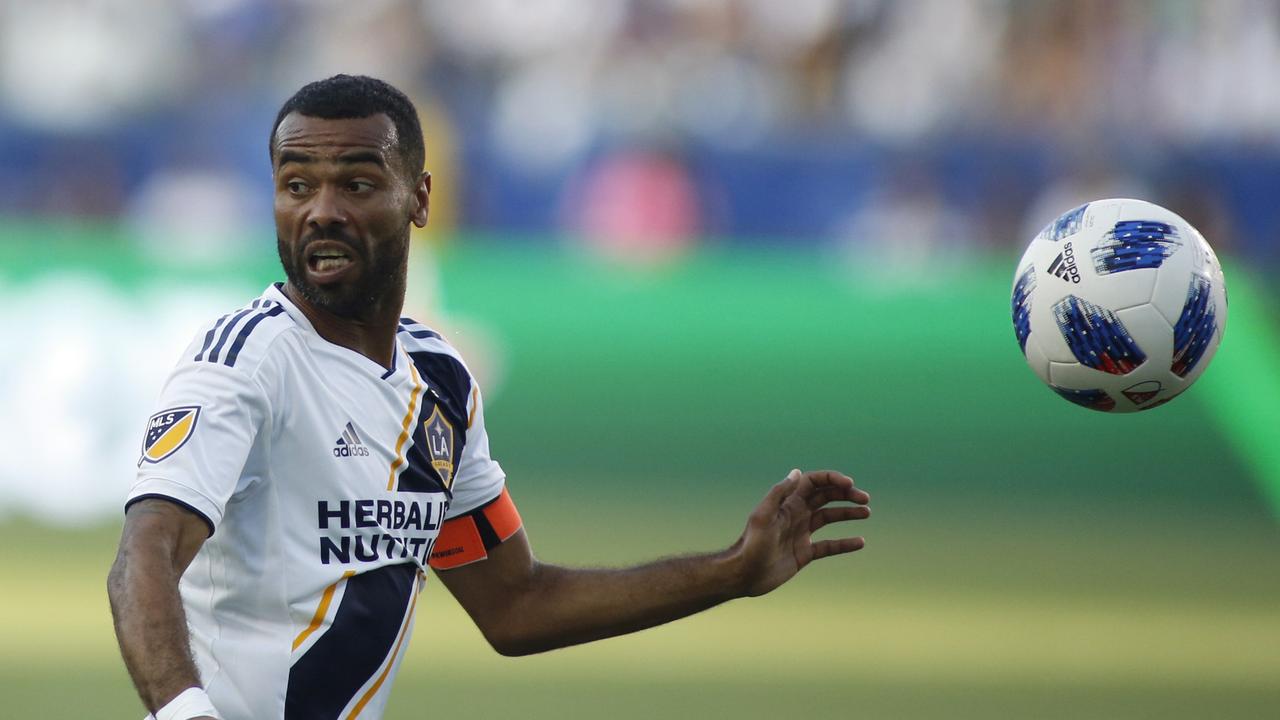 Ashley Cole playing for Los Angeles Galaxy.