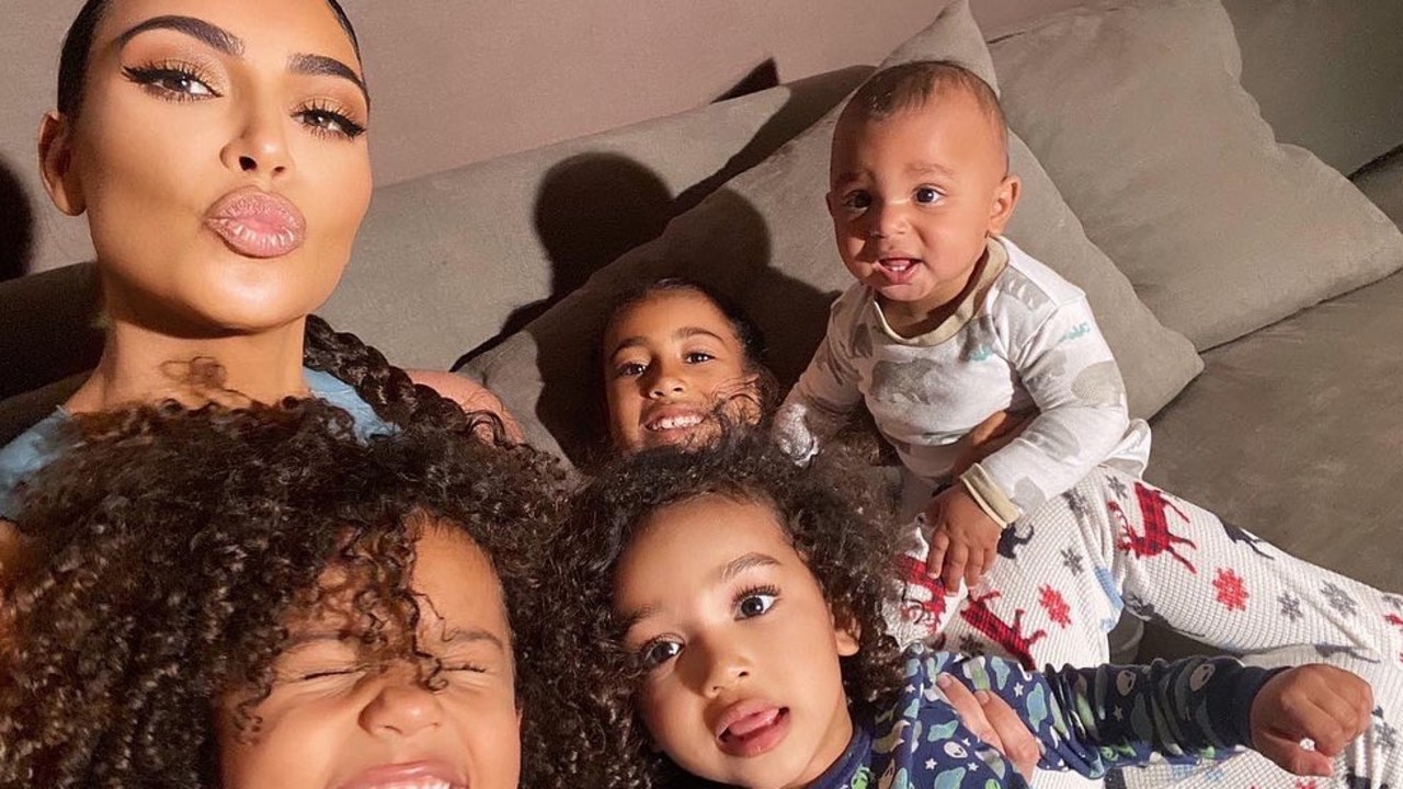 The couple share kids North, Saint, Chicago and Psalm together. Picture: Instagram