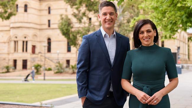 Will Goodings and Rosanna Mangiarelli. Picture: Supplied/Seven