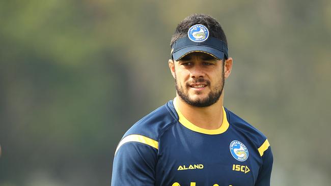 Jarryd Hayne is set to have his Parramatta contract extended. (Photo by Mark Kolbe/Getty Images)