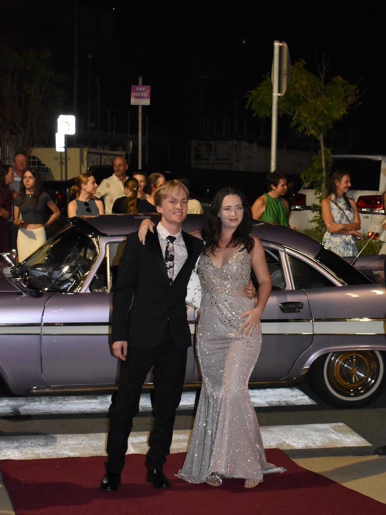 Beau Bonnyman and Madeline Bean at the Proserpine State High School formal at Shute Harbour Marine Terminal on November 15, 2023. Photo: Zoe Devenport