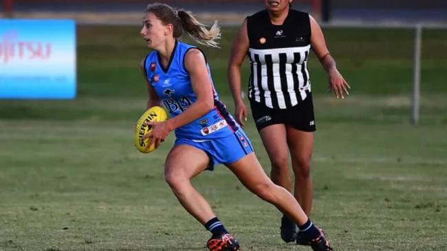 Kayla Mudge in action for Barmera Monash. Picture: Supplied