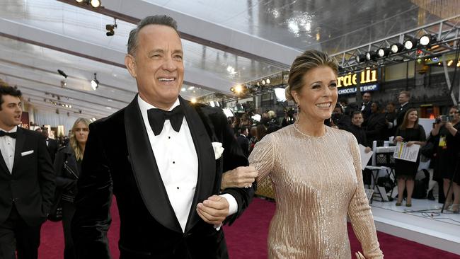 Tom Hanks and wife Rita Wilson have tested positive for Coronavirus while staying on the Gold Coast. Picture: Getty.