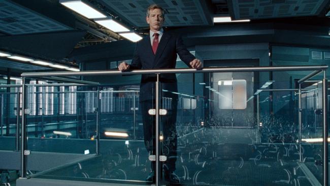 Ben Mendelsohn as oily tech chief Nolan Sorrento in Ready Player One, based on the best-selling book of the same name.