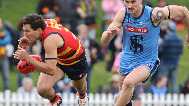 Riley Clamp during his time with the Crows. Picture: David Mariuz