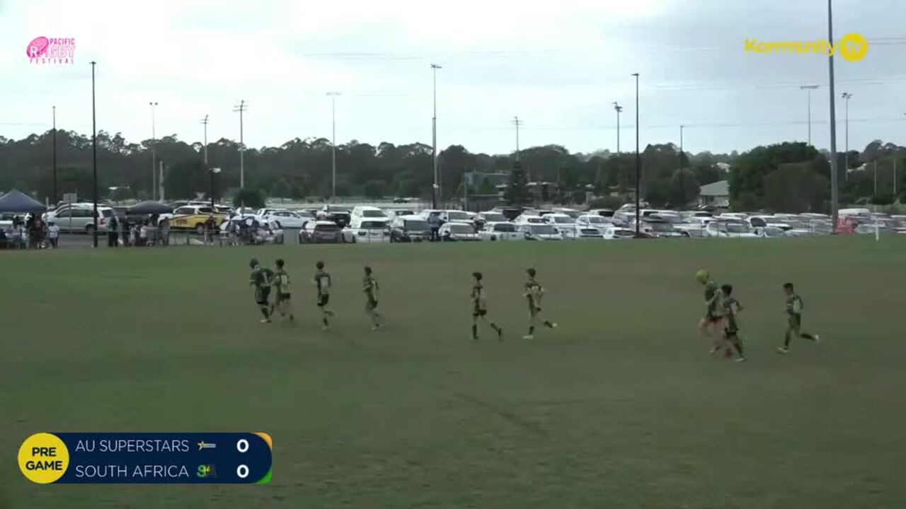 Replay: AU Superstars v Queensland South Africa (U10 5th PO)—2024 Pacific Youth Rugby Festival Day 3