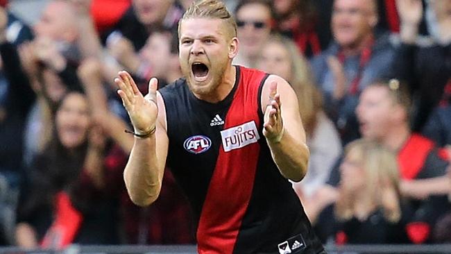 The return of Michael Hurley will be a huge boost for Essendon. Picture: Tim Carrafa