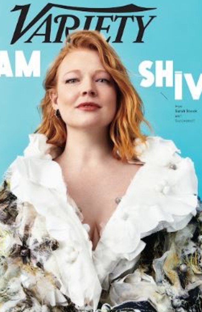 Succession star and "Antipodean dark horse" Sarah Snook graces the latest issue of Variety. Picture: Max Doyle for Variety