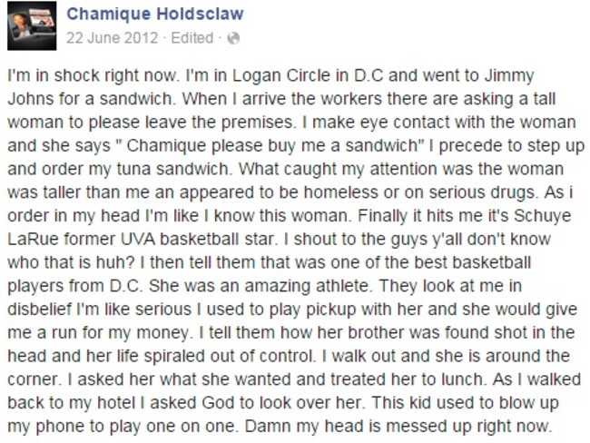 This was the Facebook post that stunned so many.