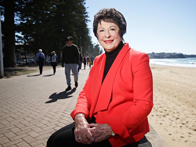 Former Manly mayor Jean Hay at Manly Beach. Picture: Adam Yip