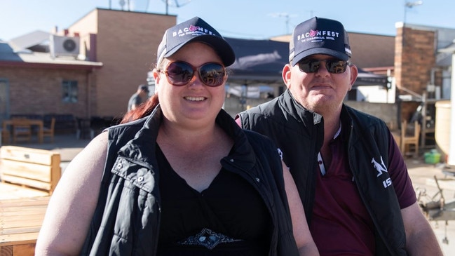 Ian and Sharon Gassman at the Kingaroy BaconFest 2023.