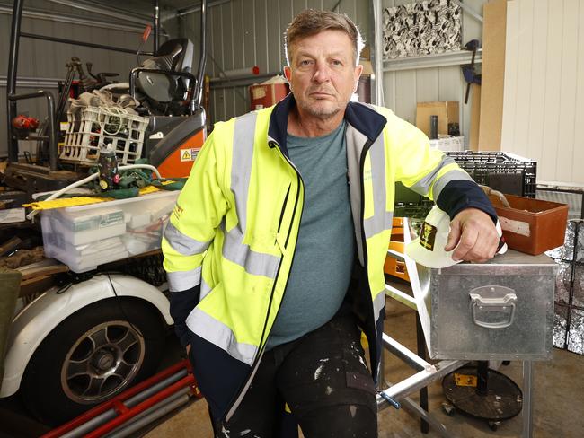 Loy Yang electrician Tony Wolfe. Picture: Alex Coppel