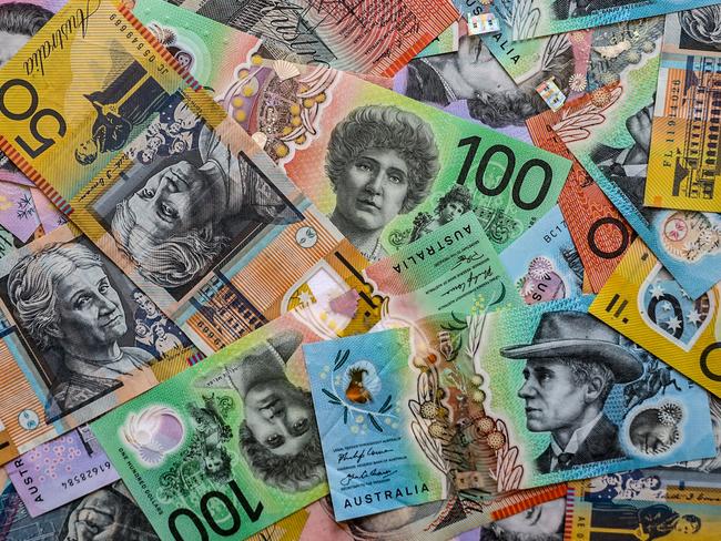 AUSTRALIA - NewsWire Photos - General view editorial generic stock photo image of Australian cash money currency. Picture: NewsWire / Nicholas Eagar