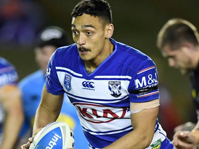 Canterbury youngster Morgan Harper in action for the Bulldogs Intrust Super Premiership side. NRL Photos/Gregg Porteous