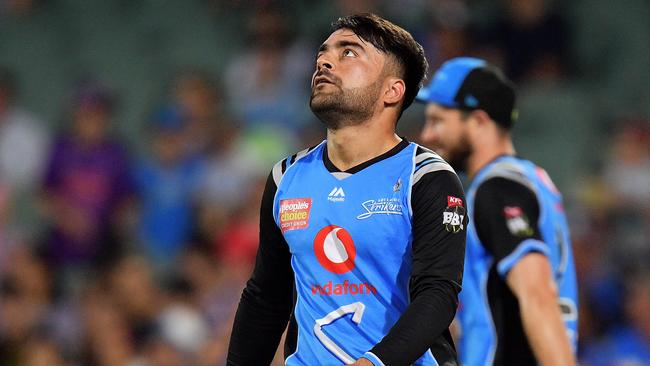 Rashid Khan of the Strikers. Picture: Daniel Kalisz/Getty Images