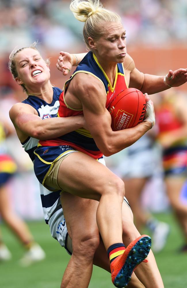 Erin Phillips has established herself as the best player in the AFLW competition after another dominant season. Picture: Mark Brake/Getty