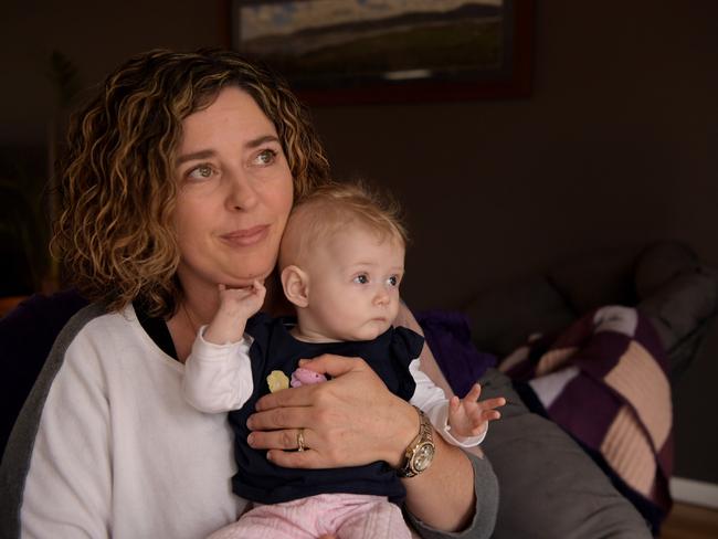 Danielle Leonard and her daughter Kyla. Picture: Tracey Nearmy