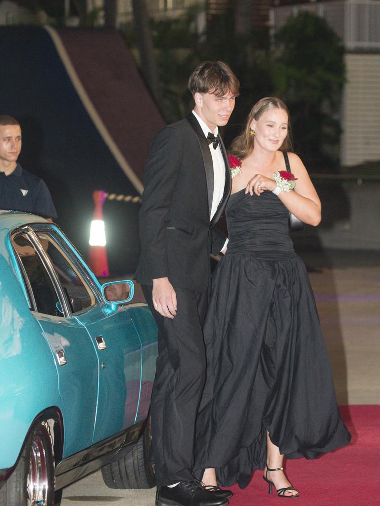 Arrivals at the Southport State High school formal held at Sea World. Picture: Glenn Campbell