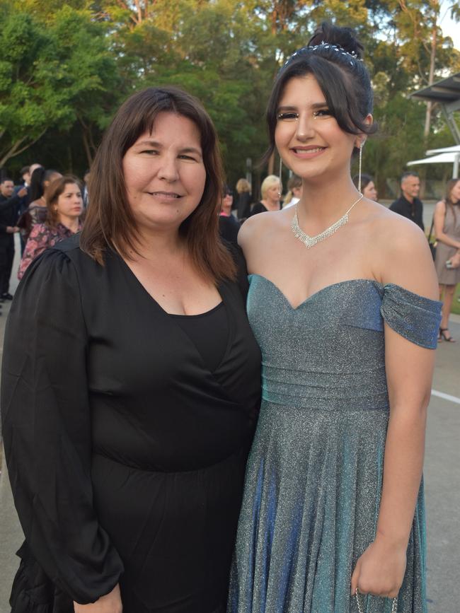 Adriana and Zorica at Runcorn State High School 2023 formal. Photos: Georgie Walker.