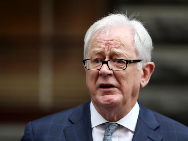 02/07/2019 Former Liberal cabinet minister Andrew Robb after giving evidence at the Royal Commission into VictoriaÕs Mental Health System at Melbourne town hall. Picture: David Geraghty / The Australian.