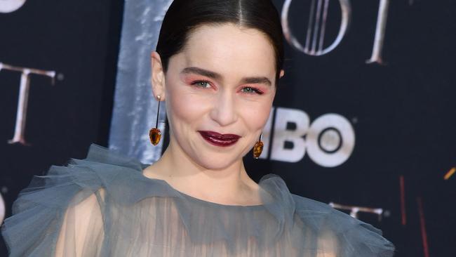 British actress Emilia Clarke arrives for the 