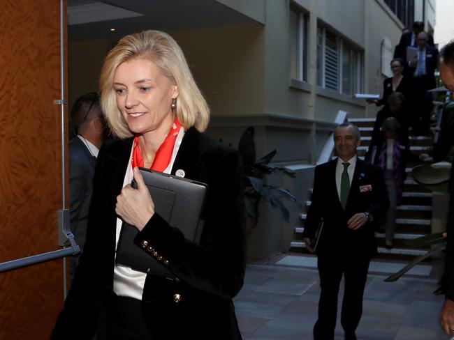 15/05/2019: Non-executive director Catherine Brenner arriving at the Coca Cola Amatil annual general meeting in North Sydney on Tuesday. Hollie Adams/The Australian