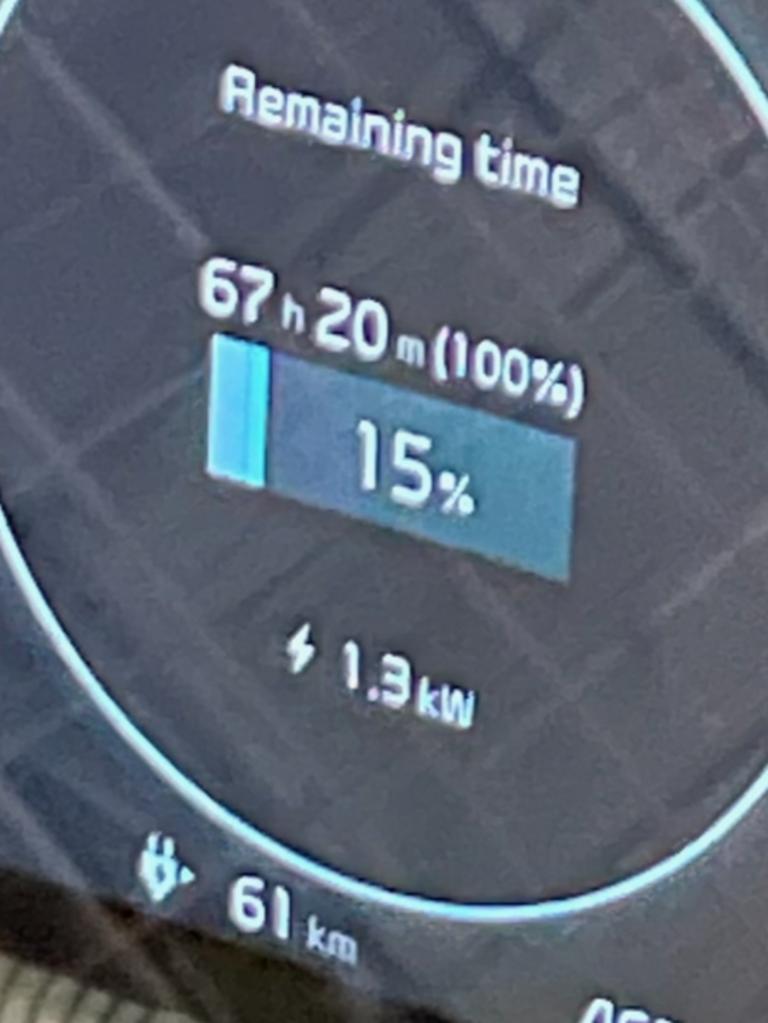 Electric cars plugged into household points need a long time to charge.