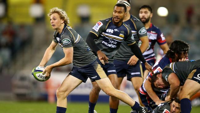 Brumbies halfback Joe Powell in Canberra. Picture: Kym Smith