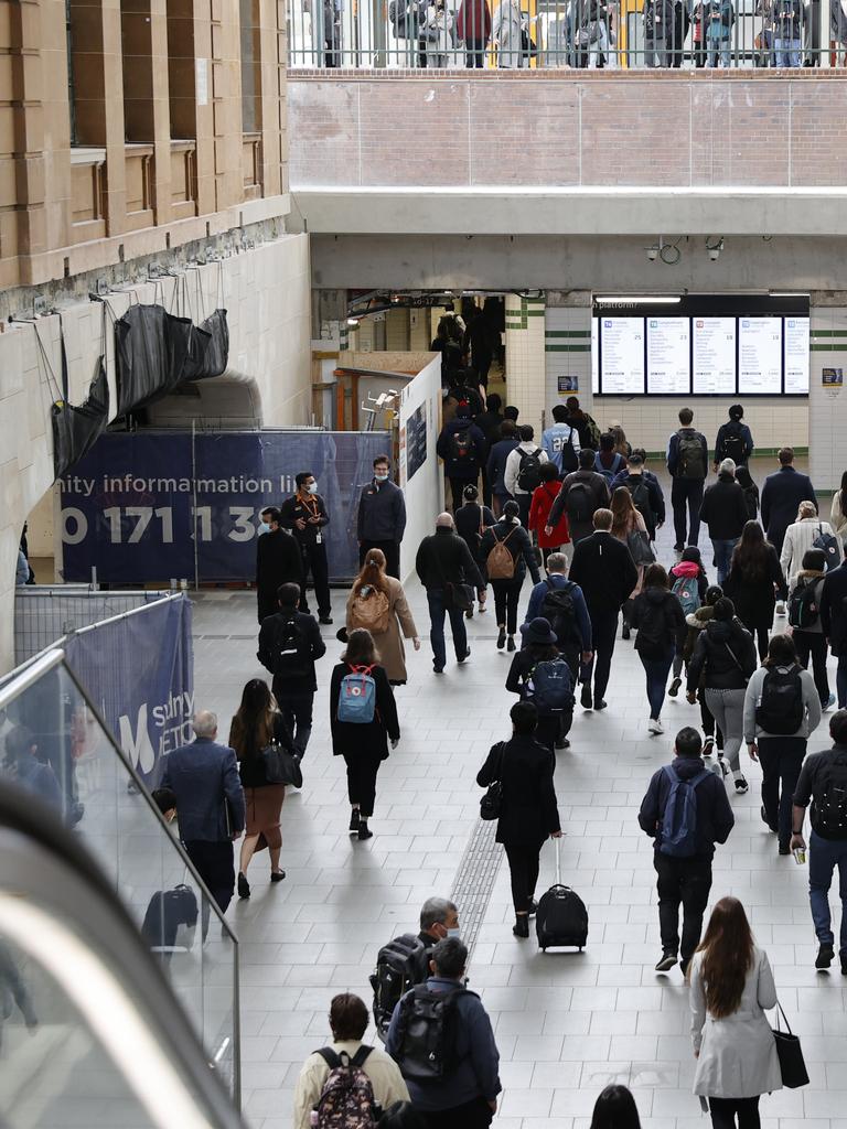 Central Station during industrial action: