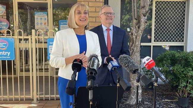 Prime Minister Anthony Albanese visited Good Start Tweed Heads alongside Richmond MP Justine Elliot on Wednesday. Picture: Savannah Pocock