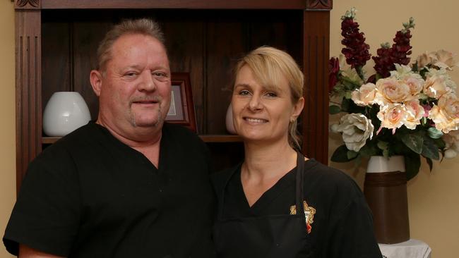 Husband and wife duo Suzanne and Stephen Lambert. Picture: AAP/Craig Wilson