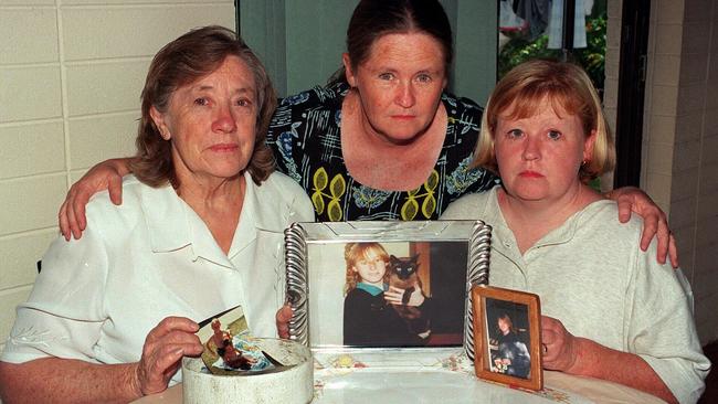 Daniel Sheppard’s mother, Pat, (left), with his sisters Denise and Jennifer back in 2008.