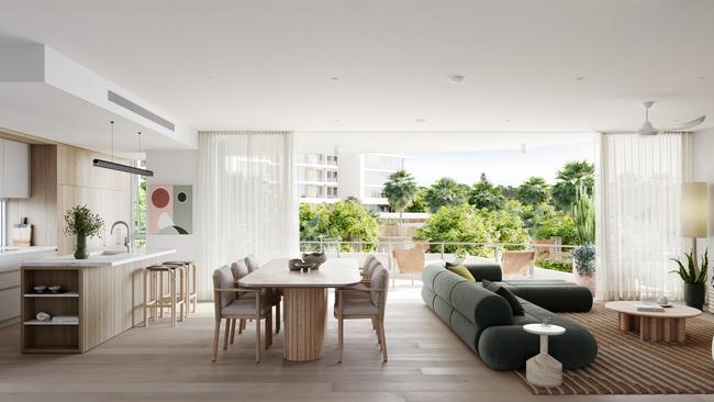 The luxury accommodation offering at the new development.