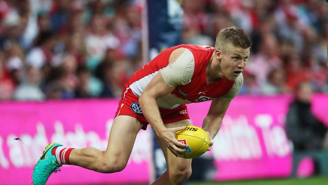 Dan Hannebery has had a slow start to the new season. Picture: Phil Hillyard