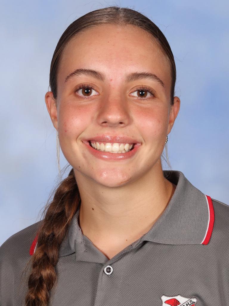 Urangan State High School Captain Abby Perkins.