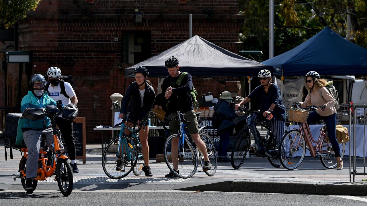 Sydneysiders were out enjoying their newly restored freedoms on Saturday. Picture: NCA NewsWire/Bianca De Marchi