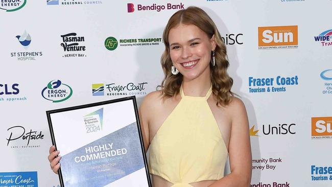 WINNERS: Highly Commended, Young Achiever of the Year, Hannah Ramage, XO Hannah. Picture: Patrick Woods.