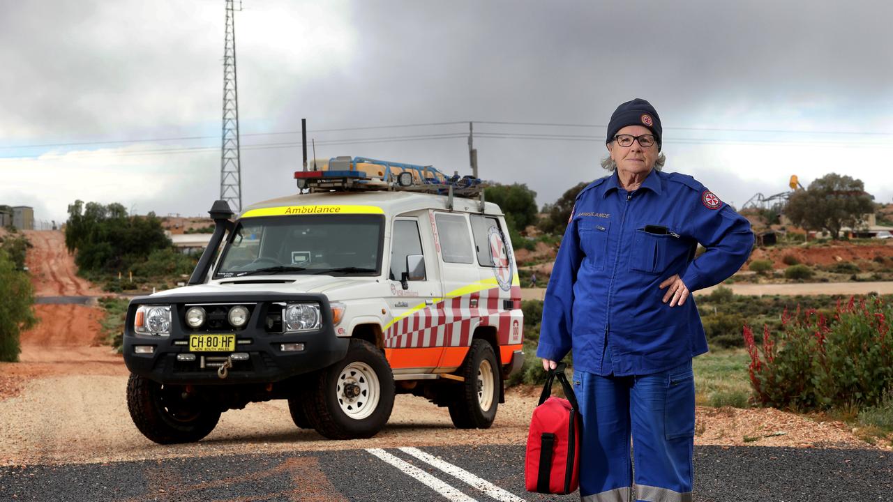 White Cliffs local Enid Black has been an ambulance volunteer for 19 years. Picture: Toby Zerna