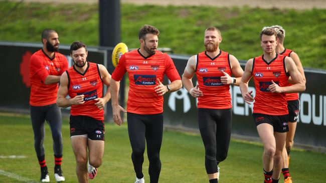 Focus will centre on an Essendon weights session. Picture: Getty Images