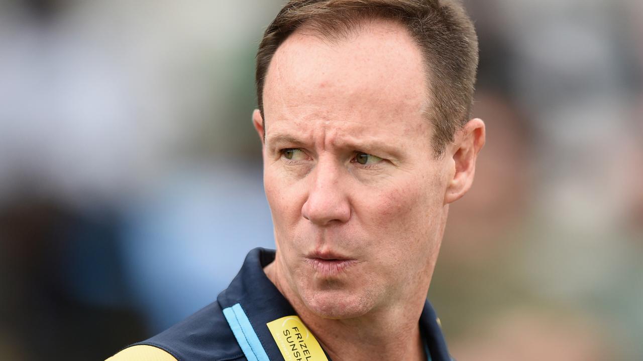 Sydney Roosters v Gold Coast Titans. Gold Coast Titans coach Justin Holbrook. Pic Mat Roberts/NRL Imagery.