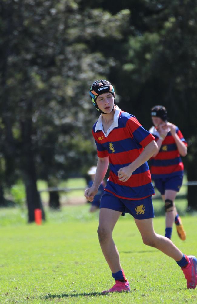 Ballymore Cup rugby action at the Albany Creek Brumbies Junior Rugby Union Club on Friday, April 12, 2024.